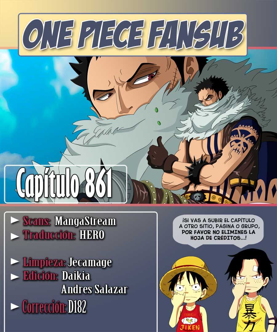 One Piece Chapter 861