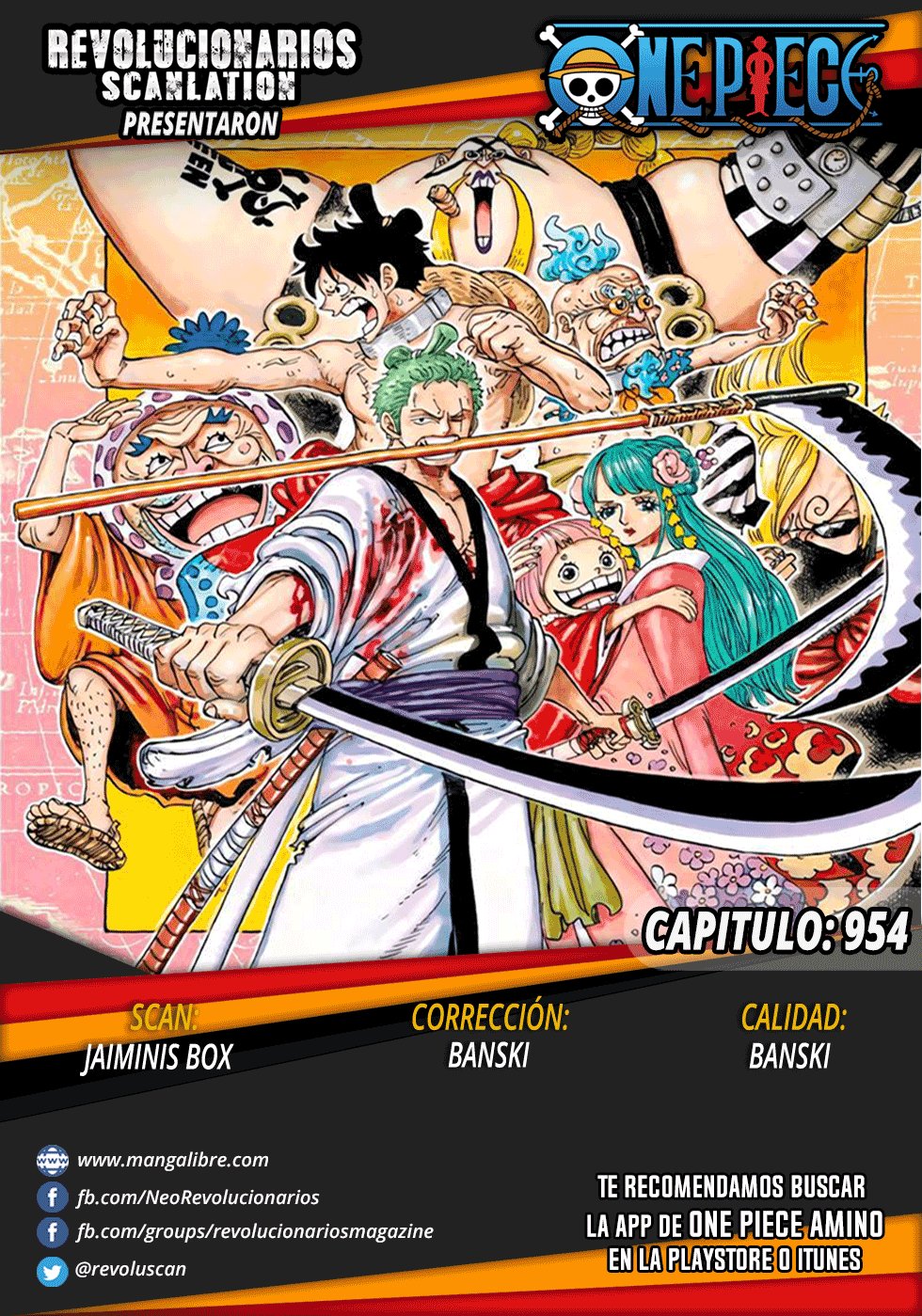 One Piece Chapter 954