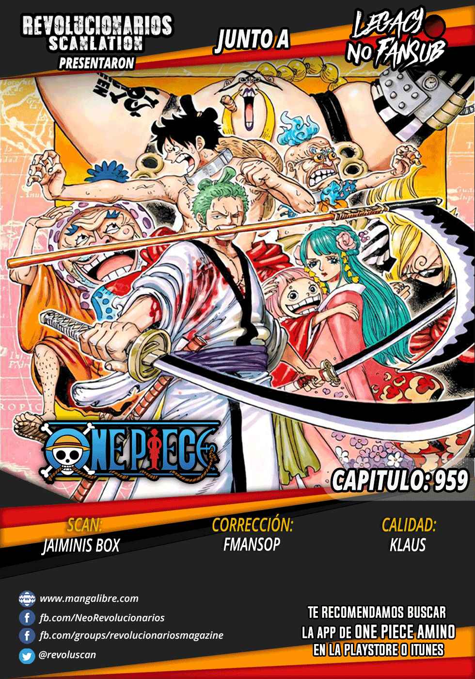 One Piece Chapter 959